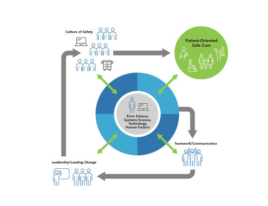 Diagram of Patient Oriented Safety Care