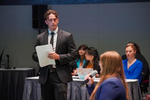 Student pharmacists from the CPD Section's Student Mock Trial.