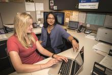 Jennifer Martin in her office.